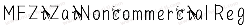 MFZiZaiNoncommercial Regular字体转换